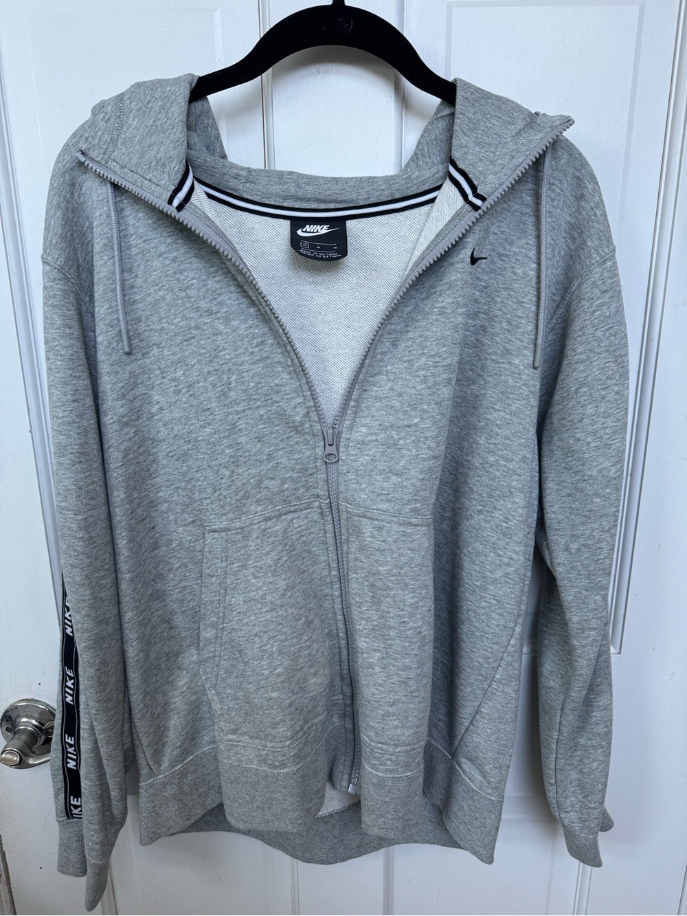 Nike Women’s Grey Zip-Up Hoodie Jacket